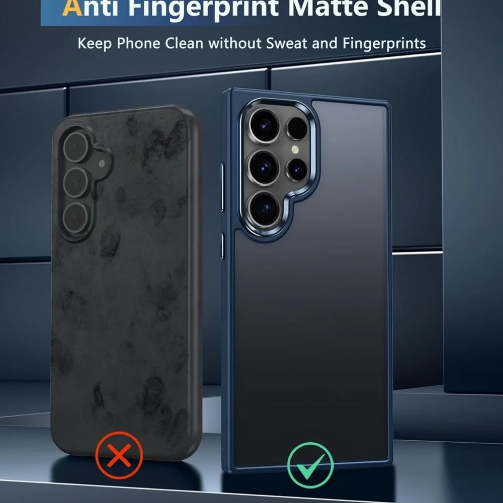 Samsung Translucent Matte Phone Case - Blue